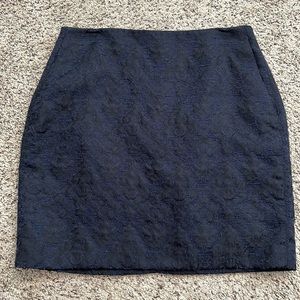 Black and Navy BR Skirt